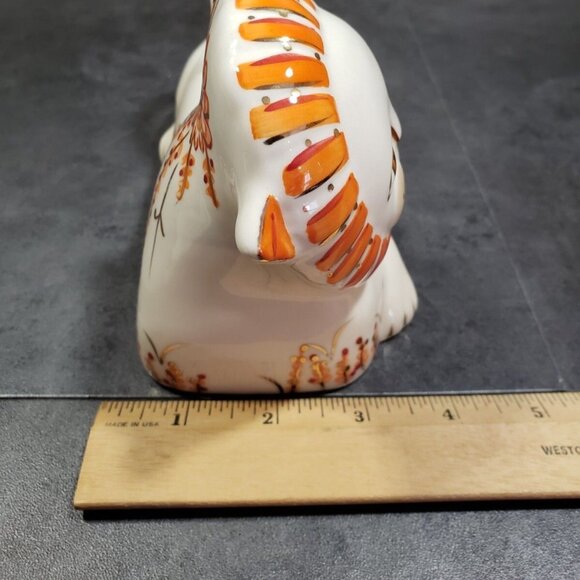 Anthropologie Lion Ceramic Covered Butter Dish Sergio Bustamante Style Design - Picture 3 of 11